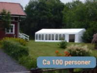 Partytält för 100 gäster