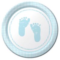 Baby assiett blå