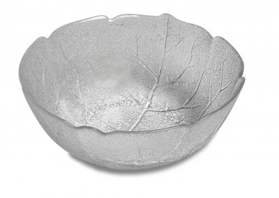 Glasskål löv 9 dl
