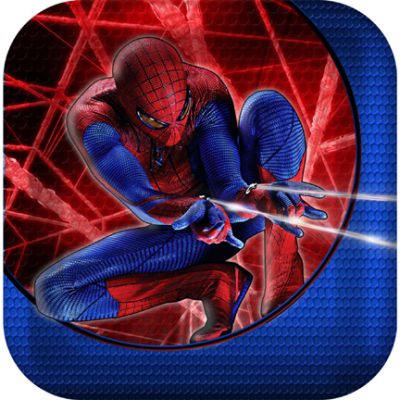 Spiderman dessert tallrik