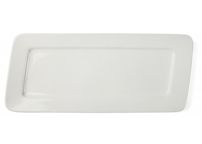 Uppläggningsfat 46×20 vit