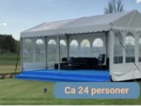4x6 partytält som rymmer 26 personer
