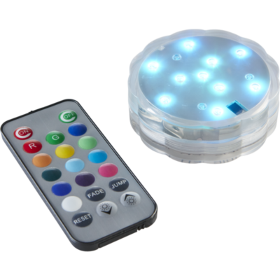 Ljuspuck rgb batteri