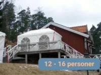 partytält (storlek 2,3x4,6m) som rymmer 12 - 16 personer